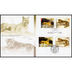 canada stamp 2123a big cats 1 2005 FDC JOINT