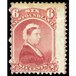 newfoundland stamp 35 queen victoria 6 1870 M VG 007