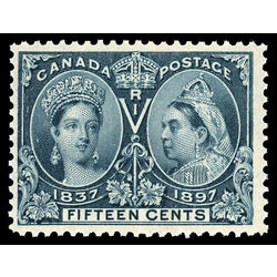 canada stamp 58 queen victoria diamond jubilee 15 1897 M F VFNH 055