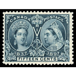 canada stamp 58 queen victoria diamond jubilee 15 1897 M F VFNH 055
