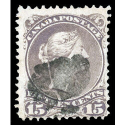 canada stamp 29a queen victoria 15 1874 U F 014