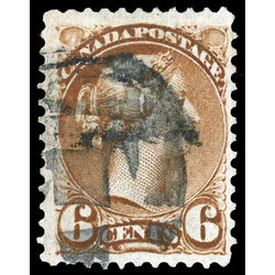 canada stamp 39 queen victoria 6 1872 U F 027