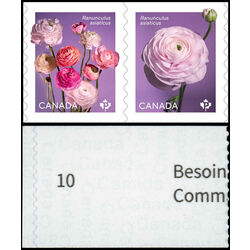 canada stamp 3374ai ranunculus 2023 M VFNH %2310