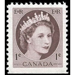 canada stamp 337aivs queen elizabeth ii 1 1956