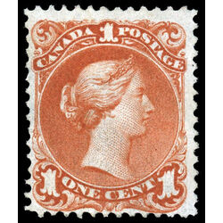 canada stamp 22b queen victoria 1 1868 M F 010