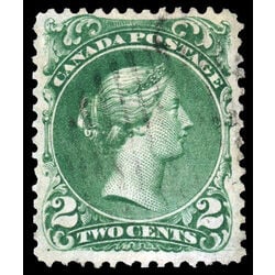 canada stamp 24 queen victoria 2 1868 U VF 042
