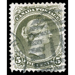 canada stamp 26 queen victoria 5 1875 U VF 021