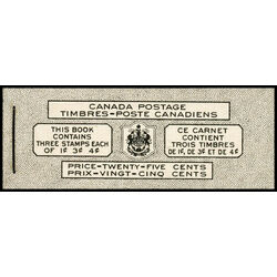 canada stamp bk booklets bk38b king george vi 1943