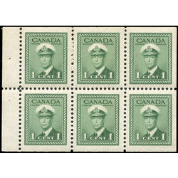 canada stamp bk booklets bk32f king george vi in navy uniform 1942