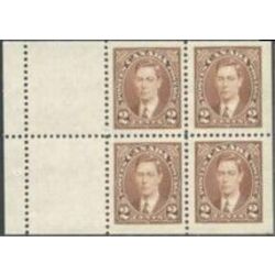 canada stamp bk booklets bk31b king george vi 1937