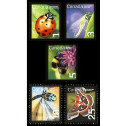 canada stamp 2234 8 beneficial insects low value definitives 44 2007