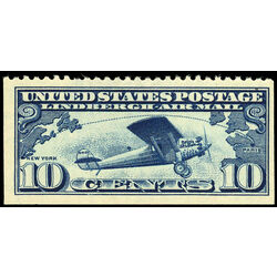 us stamp c air mail c10 lindbergh air mail 10 1927 M 002