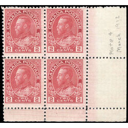 canada stamp 106ix king george v 2 1911 M CB LR 001
