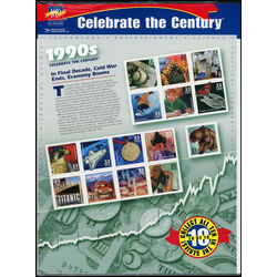 us stamp postage issues 3191 celebrate the century 1990 2000