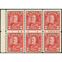 canada stamp bk booklets bk16a king george v 1930