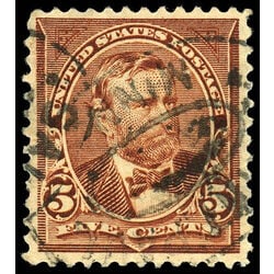 us stamp postage issues 270 grant 5 1895