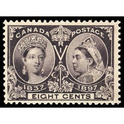 canada stamp 56 queen victoria diamond jubilee 8 1897 M F VFNH 070
