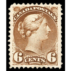 canada stamp 39 queen victoria 6 1872 M VFNG 028