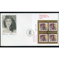 canada stamp 1516 vera by frederick h varley 88 1994 FDC UL