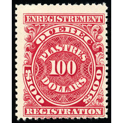 canada revenue stamp qr28 registration 100 1912