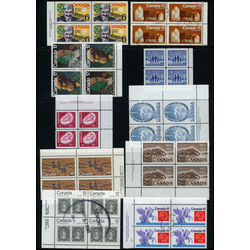 80 canada used blocks of 4