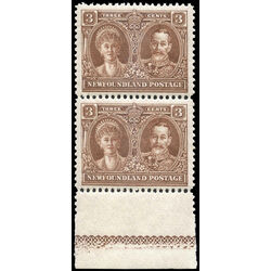 newfoundland stamp 147 king george v queen mary 3 1928 M VFNH LATH 001