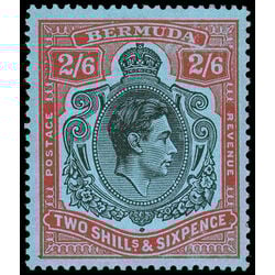 bermuda stamp 124a king george vi 1938