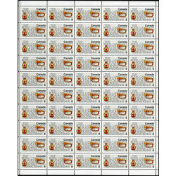 canada stamp 680i legion emblem and bugle 8 1975 M PANE BL