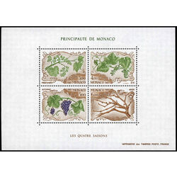 monaco stamp 1579 grape vines 1987