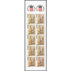 monaco stamp 1660b spelugues street 1989
