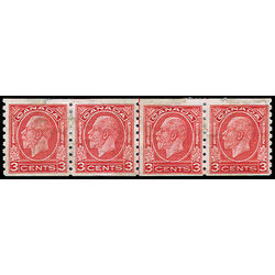 canada stamp 207i strip king george v 1933
