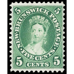 new brunswick stamp 8a queen victoria 5 1860