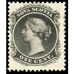 nova scotia stamp 8a queen victoria 1 1860