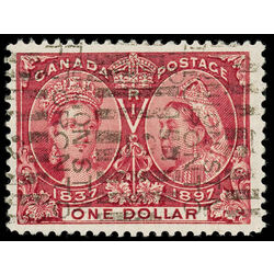 canada stamp 61 queen victoria diamond jubilee 1 1897 U F VF 093
