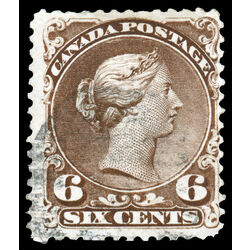 canada stamp 27iii queen victoria 6 1868 U F 007