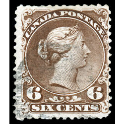 canada stamp 27iii queen victoria 6 1868