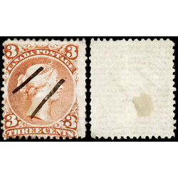 canada stamp 33 queen victoria 3 1868 U VG F 013