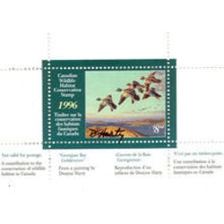 canadian wildlife habitat conservation stamp fwh12d goldeneyes 8 50 1996
