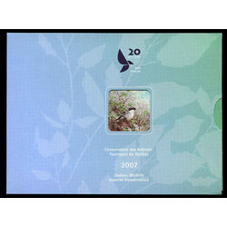 quebec wildlife habitat conservation stamp qw20d loggerhead shrike by claudio d angelo 10 2007