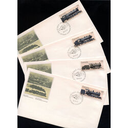 canada stamp 1071 4 canadian locomotives 1906 1925 3 1 75 1985 FDC