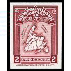 newfoundland stamp 86pi map of newfoundland 2 1908