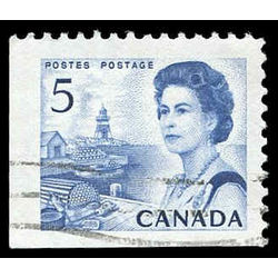 canada stamp 458ais queen elizabeth ii fishing village 5 1967