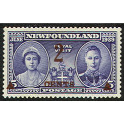 newfoundland stamp 250i queen elizabeth king george vi 1939
