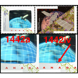 canada stamp 1442iv canada in space 84 1992