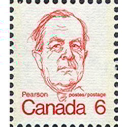 canada stamp 591ii lester b pearson 6 1973
