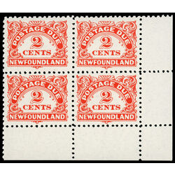 newfoundland stamp j2 postage due stamps 2 1939 CB LR