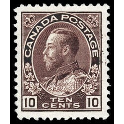 canada stamp 116 king george v 10 1912 M VF 018