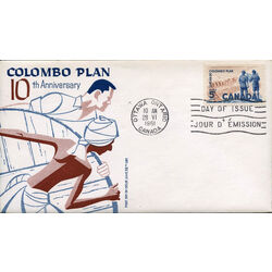 canada stamp 394 power plant 5 1961 FDC 007