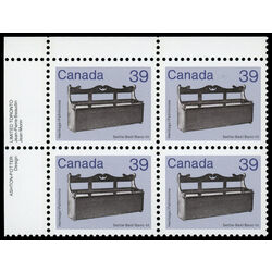 canada stamp 928 settle bed 39 1985 PB UL