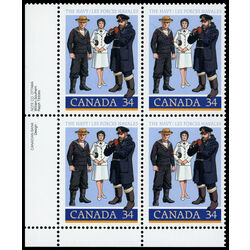 canada stamp 1075 naval personnel 34 1985 PB LL